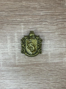 Значок, брошка, пін на одяг, металевий значок Гафелпаф Hufflepuff золотистий 40