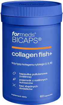 Дієтична добавка Formeds Bicaps Collagen Fish+ 60 капсул (5903148622125)