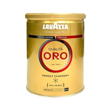 Кофе молотый Lavazza Qualità Oro 100% арабика 250 г в жестяной банке – гармония вкуса
