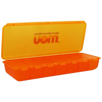 Таблетница NOW 7-day pill box, Orange