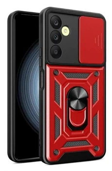 Чохол Camshield з кільцем-підставкою на Samsung Galaxy A35 (5G) red