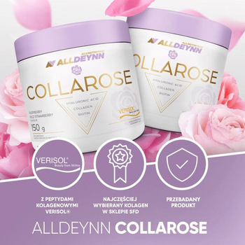 Дієтична добавка AllNutrition Alldeynn Collarose малина-суниця 150 г (5902837746579)