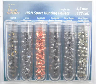 Пули пневматические H&N Hunting Pellets 4,5 мм Тестовый набор.