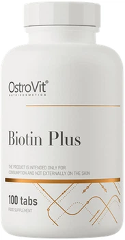 Витаминно-минеральный комплекс OstroVit Biotin Plus 100 таблеток (5903246225075)