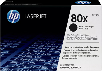 Toner HP 80X CF280XC Black (887111046123)