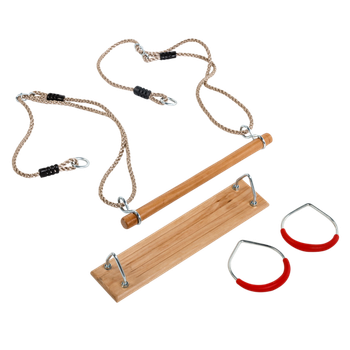 Набор для качелей KBT FUN PACK сидение трапеция и гимнастические кольца (1-W-210-3)