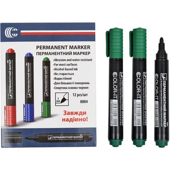 Маркер Color перманентный зеленый арт. 80205