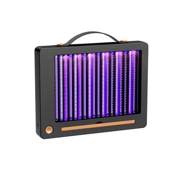 Пастка для комах Electric Shock 791 акумуляторна USB лампа від комарів мошок мух електричний знищувач комах 3 Вт безшумна антимоскітна лампа з УФ світлом портативна пастка для дому кемпінгу дачі акумулятор 2000 мАг автономна робота до 12 годин