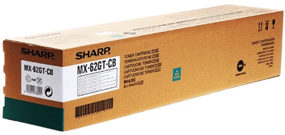 Toner Sharp MX62GTCB Cyan