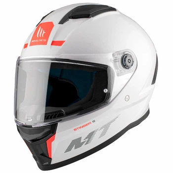 Мотошлем MT Helmets Stinger 2 Solid A0 Gloss Pearl XXS