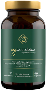 Suplement diety MyBestPharm MyBestDetox 90 kapsułek (5904013745031)