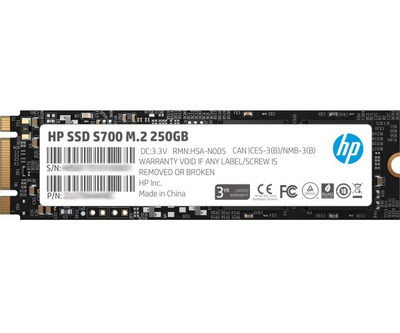 SSD 250Gb HP S700 M.2 2280 SATA III 3D NAND, Retail