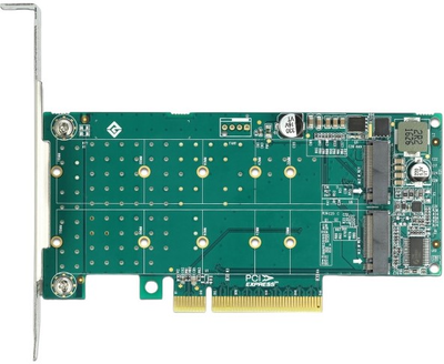 Плата-адаптер Delock PCI Express x8 - 2 x NVMe M.2 Key M (89045)