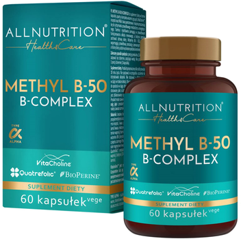 Дієтична добавка AllNutrition Health & Care Methyl B-50 60 капсул (5902837748597)