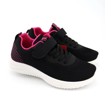 Кроссовки для девочки Apawwa (Z397 black-fuchsia) Размер 35, 22.5 см