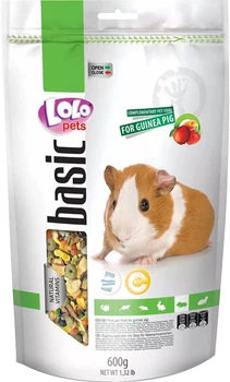 Корм для гризунів LoLo PETS Doypack повнораціонний корм для морської свинки 600 г (5904479701343)