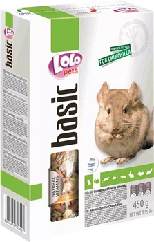 Корм для гризунів LoLo PETS повнораціонний корм для шиншил 450 г (5904479716002)