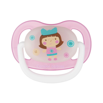 Пустушка силіконова анатомічна 6-18 м-ців Toys 23/258 5903407232584 Рожевий