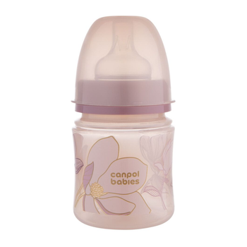 Canpol babies Пляшка антиколікова з широким отвором 120 мл Easystart GOLD - рожева 35/239_pin 5901691886278