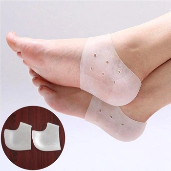 Протекторы на пятку Valgus Pro, 2шт, силикон (Бурсопротектор для пятки от трещин и мозолей)