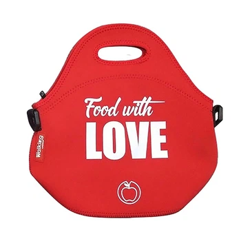 Сумка для обідів Bergner Food with love BGEU-2963-6 5 предметів 30х30х17 см червона