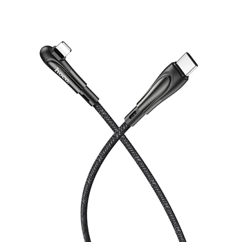 Кабель Hoco Type-C to Lightning Rally U84 |1.2m, 3A, PD/18W| black