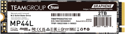 SSD диск Team Group MP44L 2TB M.2 2280 PCIe 4.0 x4 3D NAND TLC (TM8FPK002T0C101)