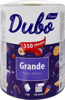 Бумажные полотенца Чудо Grande 2-слойные 350 отрывов Белые