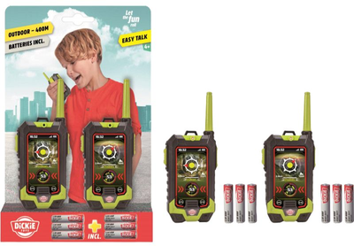 Zestaw krótkofalówek Dickie Toys Walkie Talkie Outdoor 2 szt (4006333078170)