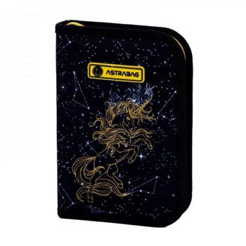 Пенал -книжка твердий 1 відділення ASTRABAG AC1 GOLDEN UNICORN 503024086 19.5x12.5x4см