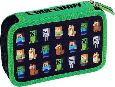 Пенал книжка 2 відділення без наповнення Minecraft 20.5х13х4.5 см 503020200 школярик