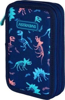 Пенал -книжка твердий на 2 відділення ASTRABAG AC2 DINOSAUR 503024059 19.5x12.5x4см