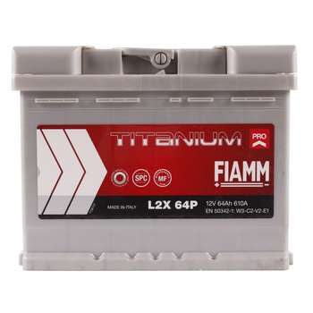 Автомобильный аккумулятор FIAMM Titanium Pro 6CT 64Ah L+ L2X 64P