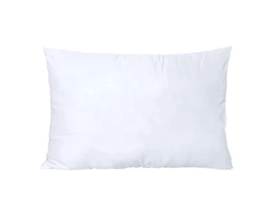 Подушка HOMEFORT силіконізоване волокно "White" мiкрофiбра, блискавка, біла р.70*70