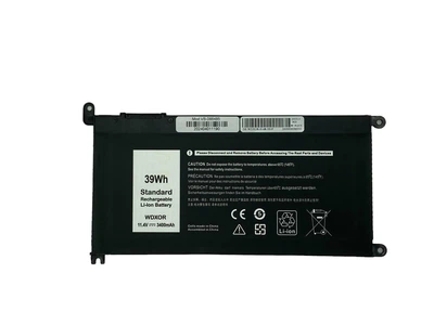 Акумулятор для ноутбука Dell WDXOR Inspiron 15-5000 11.4V Black 3400mAh OEM