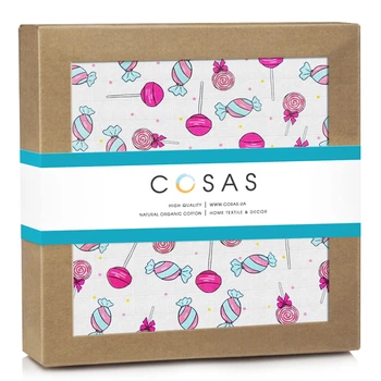 Пеленка Cosas Lollipops Муслин 80x100 см (4822052263440)