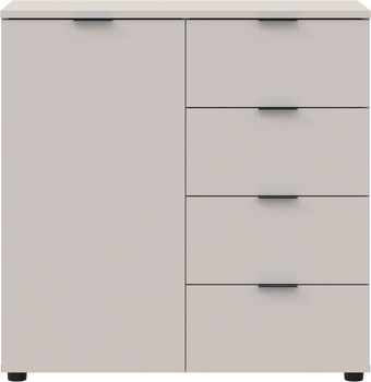 Комод Doros Рон 1 1 фасад 4 шухляды 80х38х81 см Кашемир (41516043)