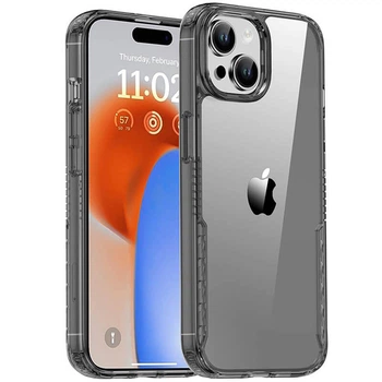 Чехол TPU+PC Multi-Color для Apple iPhone 15 (6.1") Black Без бренда