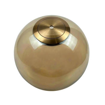 Плафон скляна куля Bubble D200 бронза
