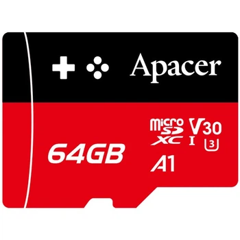 Карта памяти Apacer microSD gaming card 64 GB V30 A1 AP64GMCSX10U7-RAGC