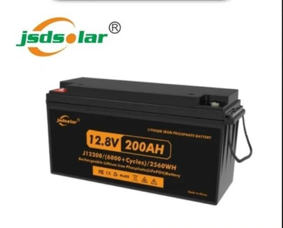 Аккумулятор LiFePo4 (литий железо фосфатный) Jsdsolar J12200 LiFePO4 12V (12,8V) - 200 Ah (2560Wh) (BMS 200A/200A) пластик