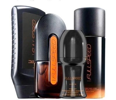Парфумерний набір Full Speed МЕГА 4в1 (100мл/250/150/50) AVON для нього Фул Спід Cosmetics for Him