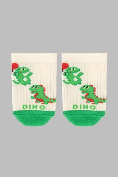 Носки для мальчика VT Socks ШДК024-1751 Дино 8-10 Молочный