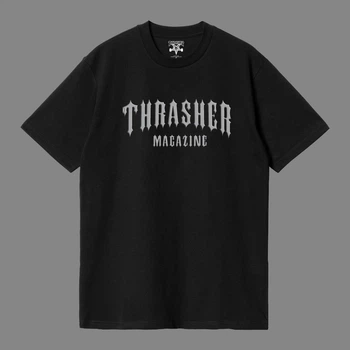 Футболка унісекс Thrasher з написом magazine розмір M чорного кольору