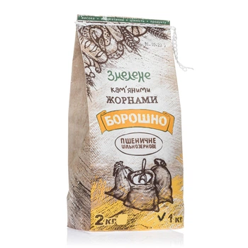 Пшеничне цільнозернове борошно Sparrow Mill, 1 кг. (25051001)
