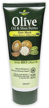 Маска для волосся з маслом ши - Madis HerbOlive Hair Mask (туба) 200ml (1239111-193609)