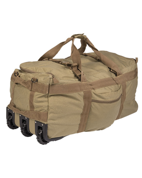 Сумка транспортна MIL-TEC Командирська на колесах 2in1Combat Duffle Bag 118 l - Coyote (13854005-118)