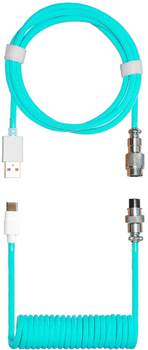 Кабель Cooler Master USB-A to USB-C spiral cable 1.5 m (4719512127575)