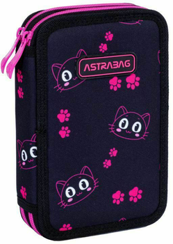 Piórnik podwójny Astrabag Cat's Eyes AC2 bez wyposażenia (5901137222028)