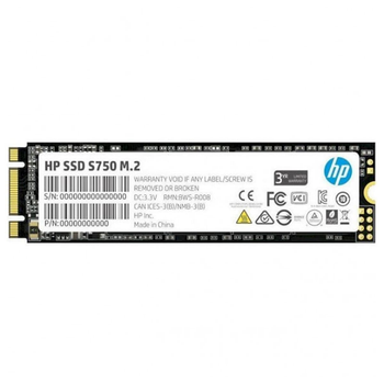 SSD диск HP S750 512Gb M.2 2280 SATA III 3D NAND TLC
